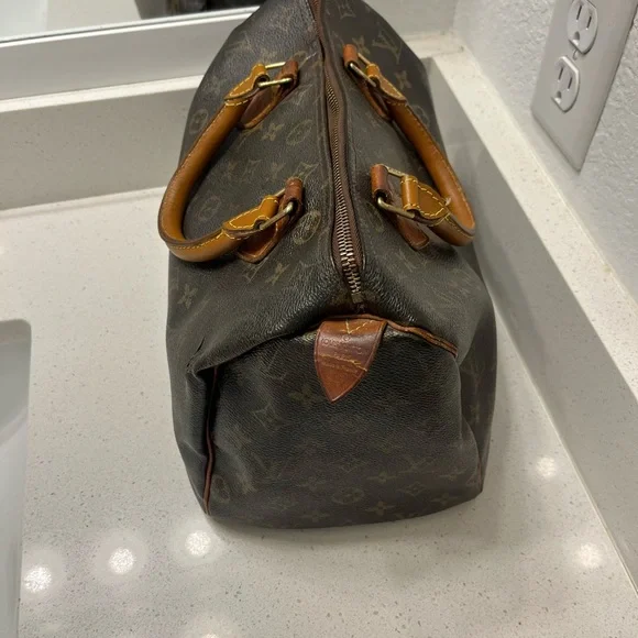 Louis Vuitton Dark Brown Monogram Satchel
